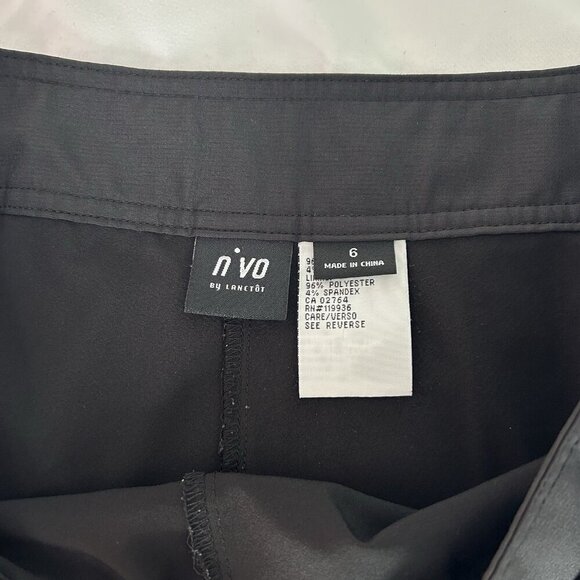 NIVO Womens 6 Golf Tennis Pickleball Skirt Skort Black White Pockets Outdoor - Picture 3 of 9